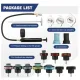 Kit de testador de pressão do radiador 18PC